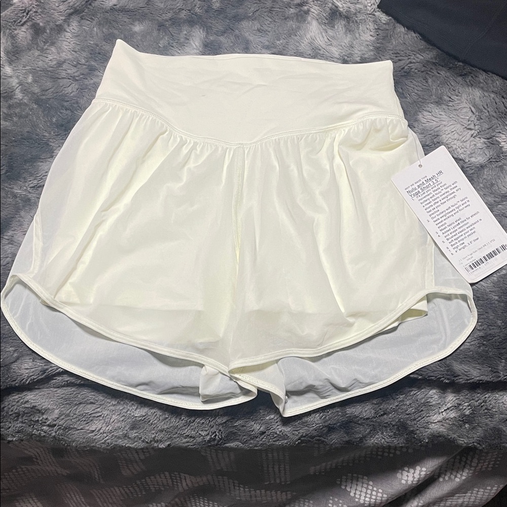 Lululemon Athletica Women's White Athletic Shorts